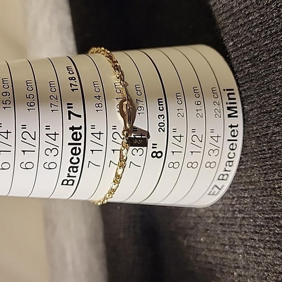 Monet Gold Tone Chain Bracelet 7.5 " - Picture 1 of 6